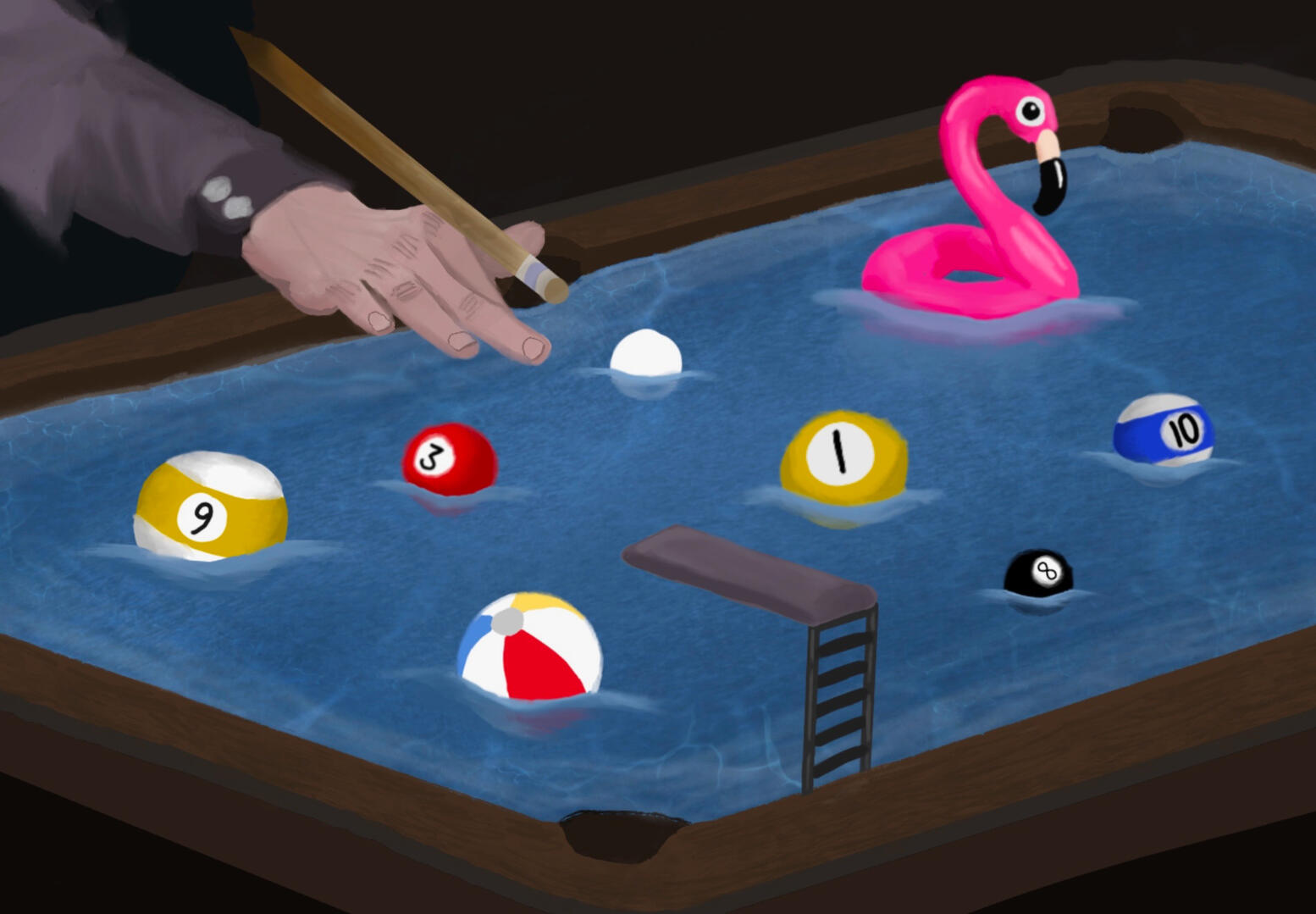 "Pool" Table Digital