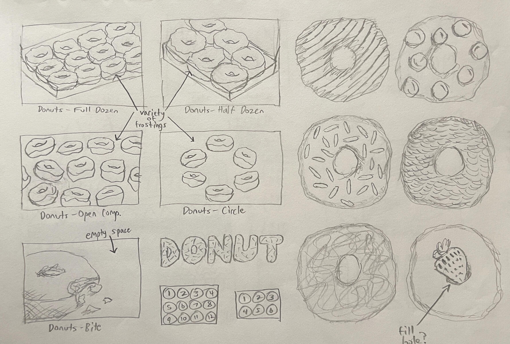 Donut Thumbnails #1